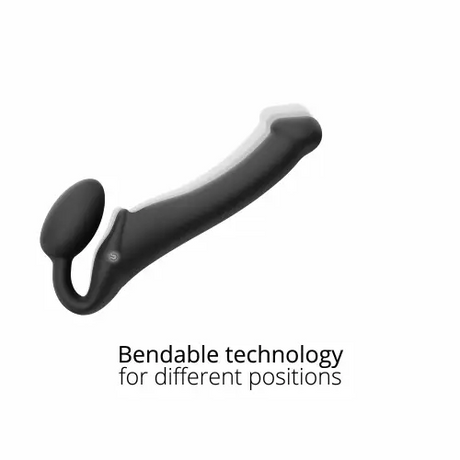 STRAP-ON-ME Vibrating Bendable Strap-On XL — Purple - SM3946