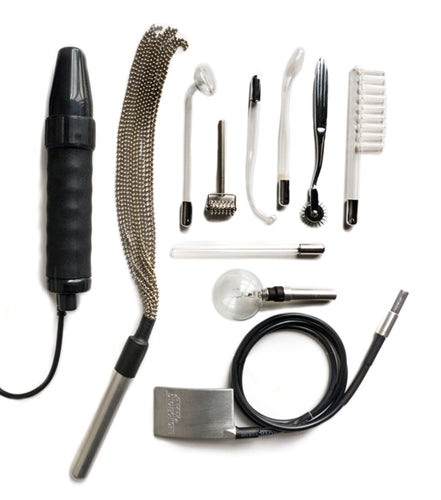 Kinklab Agent Noir Neon Wand Electrosex Kit - KL-007