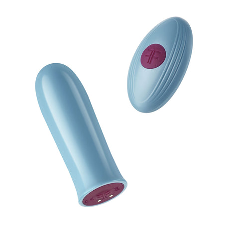 Femme Funn Versa Bullet Vibrator with Remote — Light Blue - FF-1031-09