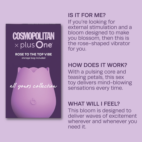 plusOne Rose to the Top Anal Vibe — Cosmo - PO6892