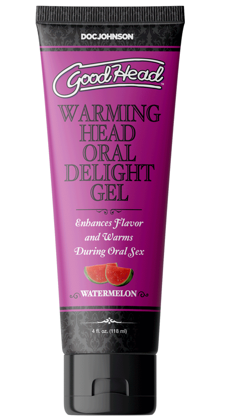 Doc Johnson GoodHead Warming Oral Delight Gel — Watermelon, 4 fl oz (Bulk) - DJ1361-14-BU