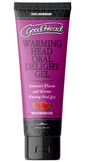 Doc Johnson GoodHead Warming Oral Delight Gel — Watermelon, 4 fl oz (Bulk) - DJ1361-14-BU
