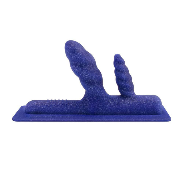 The Cowgirl Two-Nicorn Textured Double Penetration Attachment - TC9833