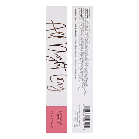 CG All Night Long Perfume Oil with Pheromones, Soft Oriental 0.3oz - CG143
