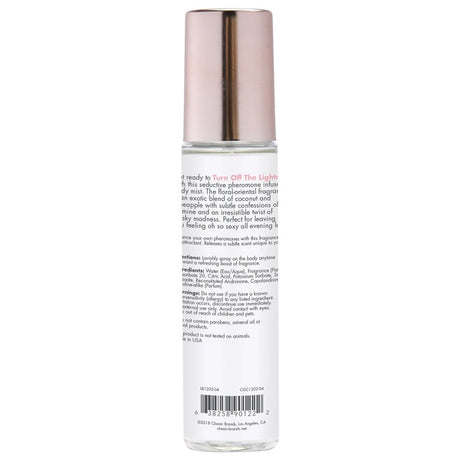 CG Turn Off The Lights Pheromone Body Mist — Floral-Oriental, 3.5 oz - CG223