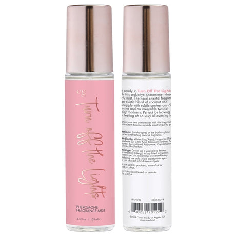 CG Turn Off The Lights Pheromone Body Mist — Floral-Oriental, 3.5 oz - CG223