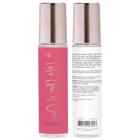 CG Let's Get It On Pheromone Fragrance Body Mist — Fruity Floral 3.5oz - CG557
