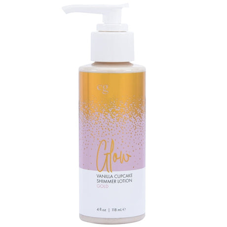 CG GLOW Gold Shimmer Lotion — Vanilla Cupcake, 4 oz (118 mL) - CGC1301-04