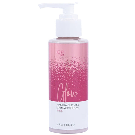 CG GLOW Pink Shimmer Lotion, Vanilla Cupcake Fragrance — 4 oz - CG714