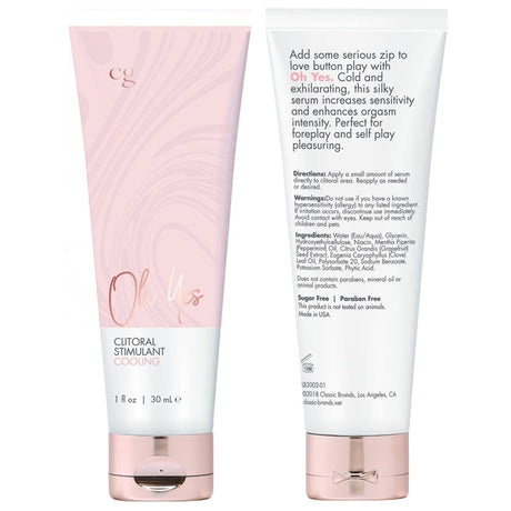 CG OH YES Cooling Clitoral Stimulant — Fragrance Free 1 oz (30 mL) - CG404