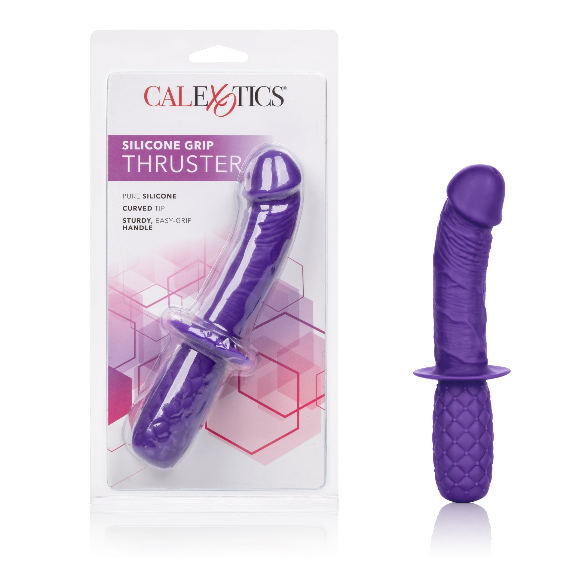 Silicone Grip Thruster - Purple by CalExotics