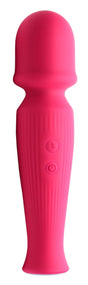 Gossip 10X Silicone Wand Massager — Magenta, 6.6 in - CN-04-0751-50