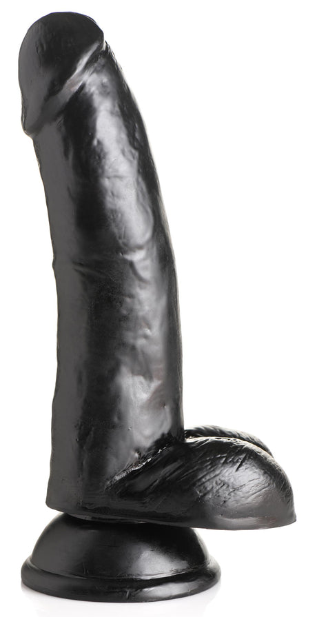 Jock 8 Inch Dildo with Balls — Flesh PVC, Suction Cup - 642610429965