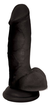 Jock Realistic Dildo with Suction Cup - 6-inch Insertable, Chocolate - 848518057679