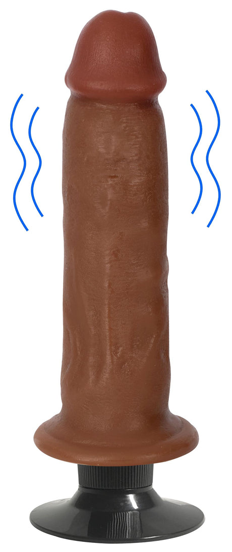Jock Medium Vibrating Dildo with Suction Cup — 7 Inch - 653078940725