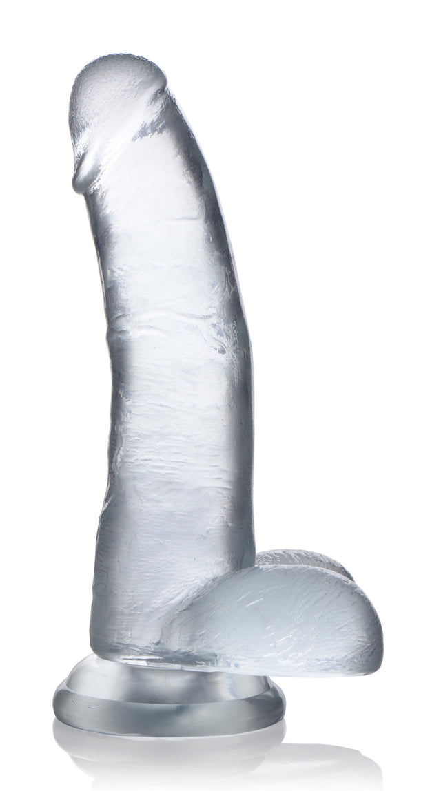 Jock C-Thru Clear Realistic Dildo — 9 Inch - CN-09-0702-00