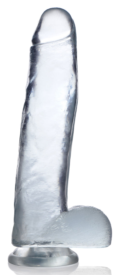 Jock C-Thru Clear Dildo, 11 in (9.125 in Insertable) - 653078941708