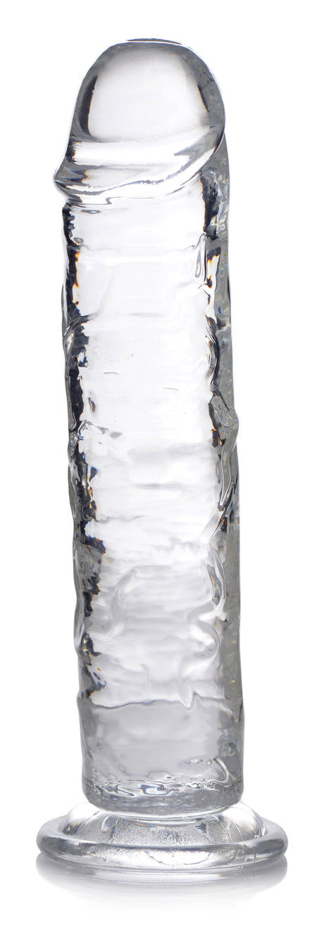 Jock C-Thru Clear Dildo — 8.6 in Total (7.8 in Insertable) - 653078941876