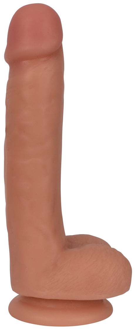 Thinz 7-Inch Slim Dildo with Balls — Light, 6-Inch Insertable - CN-12-0513-10