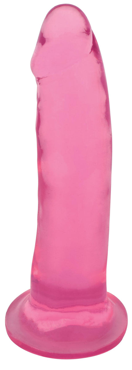 Thinz 8-Inch Slim Dildo — Black, 7.5in Insertable, 2in Diameter - 653078944327