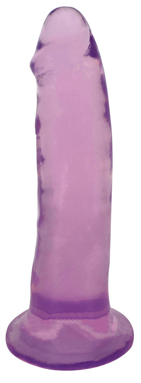 Thinz 8-Inch Slim Dildo — Black, 7.5in Insertable, 2in Diameter - 653078944327