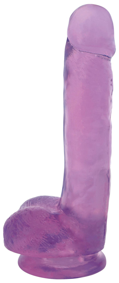 Lollicock 7.25in Slim Grape Ice Dildo — 5.5in Insertable, Suction Base - CN-14-0515-51