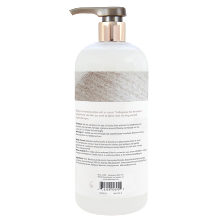 Coochy Au Natural Shave Cream — Fragrance-Free, 32 oz (946 mL) - HP1080