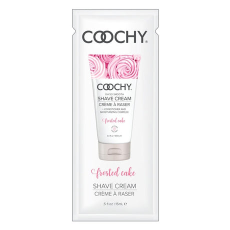 Coochy Frosted Cake Shave Cream — .5oz Foil - HP1023