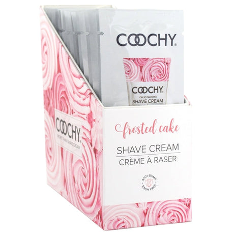 Coochy Frosted Cake Shave Cream — 15ml Sachets, 24 Pack - COO1003-99D