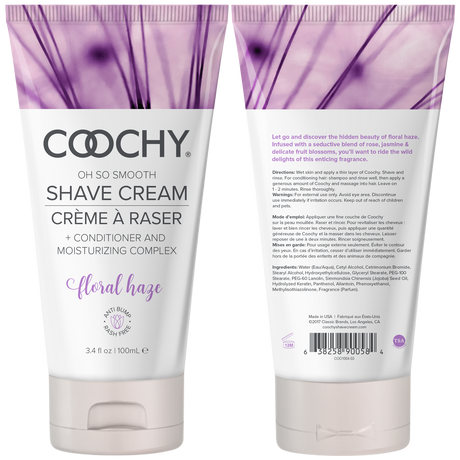 Coochy Shave Cream — Floral Haze, 3.4 oz (100 mL) - COO1004-03