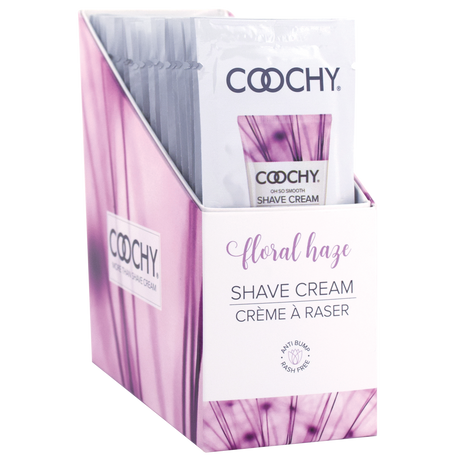 Coochy Shave Cream — Floral Haze, 24 x 15ml Foil Display - COO1004-99D