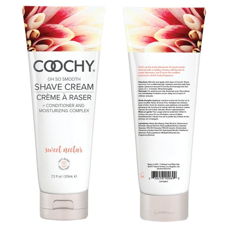 Coochy Shave Cream — Sweet Nectar, 7.2 oz (213 mL) - COO1006-07