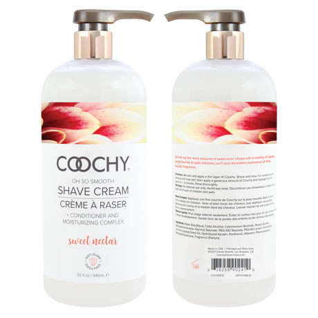 Coochy Shave Cream — Sweet Nectar, 32 oz (946 mL) - HP1086
