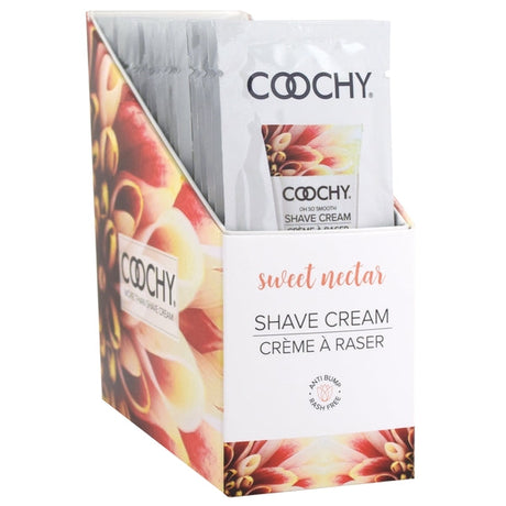 Coochy Sweet Nectar Shave Cream — 15 ml Foil Packs, 24 Count - COO1006-99D