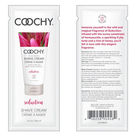 Coochy Shave Cream — Seduction 0.5oz (15 mL) Foil - HP1029