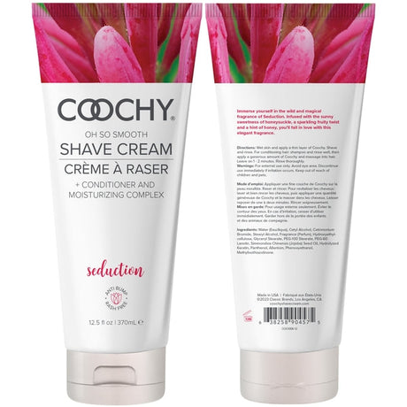 Coochy Seduction Shave Cream, 12.5 oz (370 mL) - COO1009-12