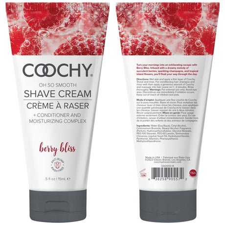 Coochy Oh So Smooth Shave Cream — Berry Bliss 0.5 oz (15 mL) - HP1022