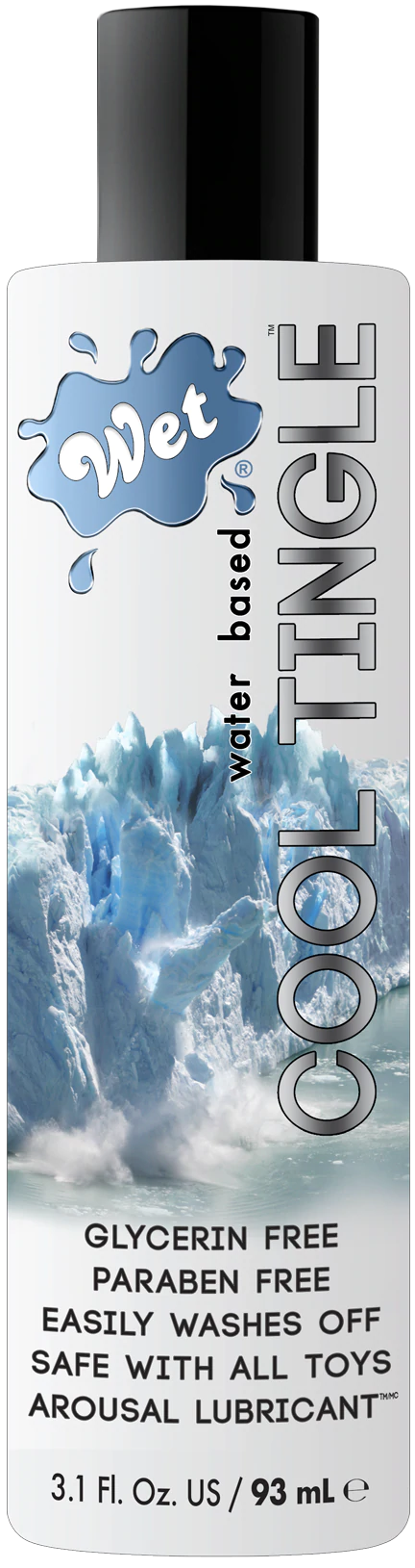 Wet Cool Tingle Water-Soluble Lubricant 3.1 fl oz - WT703