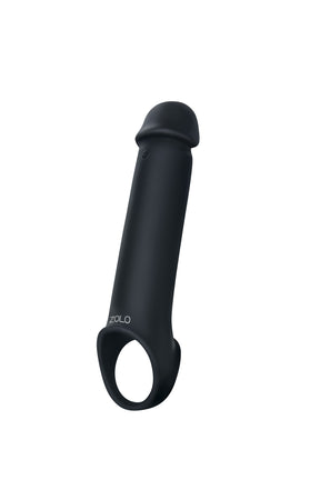 XGEN Zolo Vibrating Penis Extender — Black, 9.5 in - X-ZO-6072
