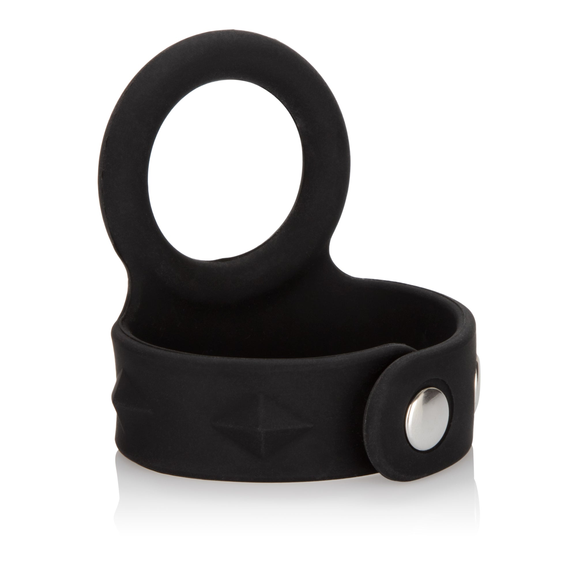 Silicone Tri-Snap Scrotum Support Ring - Medium by CalExotics