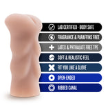 Blush X5 Men Anal Stroker — Palm-Sized, 5-Inch, Vanilla - BL-09523