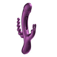 Honey Play Box Trilux App-Controlled Rabbit Vibrator — Purple - H-VS-22-952PU