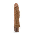 "Dr. Skin - Cock Vibe 10 - 8.5 Inch Vibrating Cock - Mocha BL-11357"
