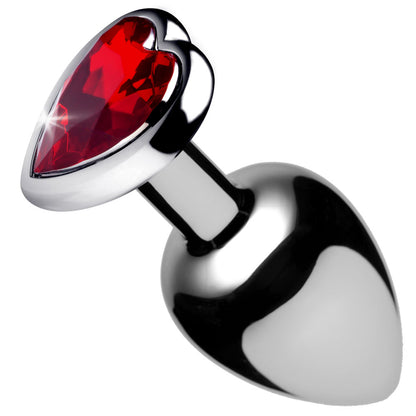 Red Heart Gem Anal Plug - Small by XR Brands