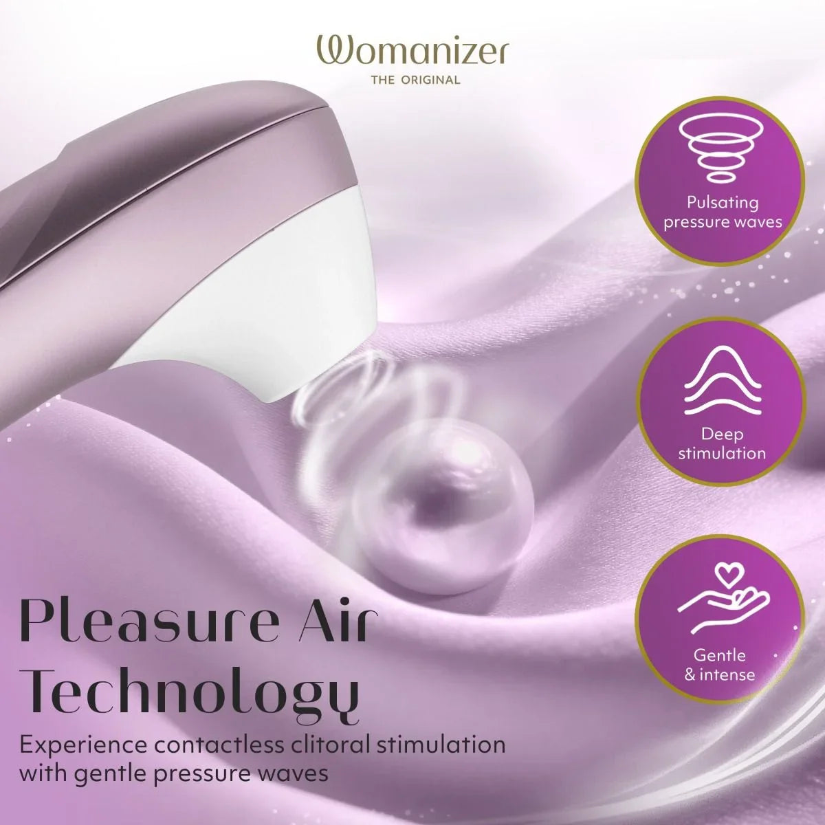 Womanizer Pro Clitoral Stimulator — Lilac, 11 Intensities - WZ3314