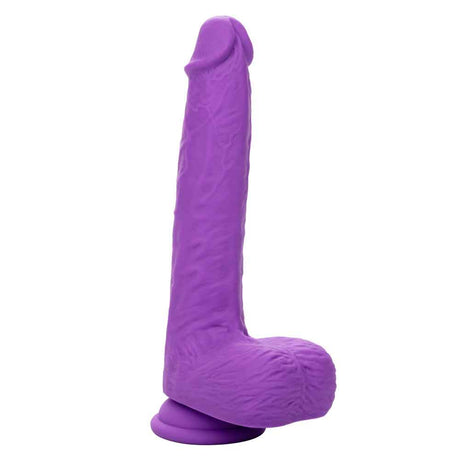 CalExotics Gyrating & Thrusting Silicone Suction Dildo, 7", Purple - SE0251103
