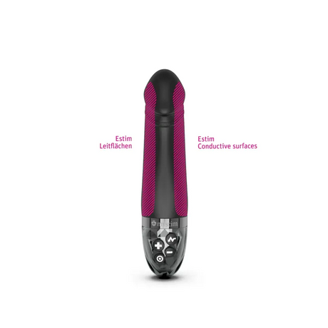 Mystim Real Deal Neal e-stim Vibrator, Black — 16.5 cm - MY5423
