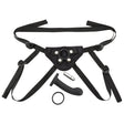 Cloud 9 Novelties Strap-On Harness Kit — Black, 5.5in Curved Dildo & Bullet - WTC319