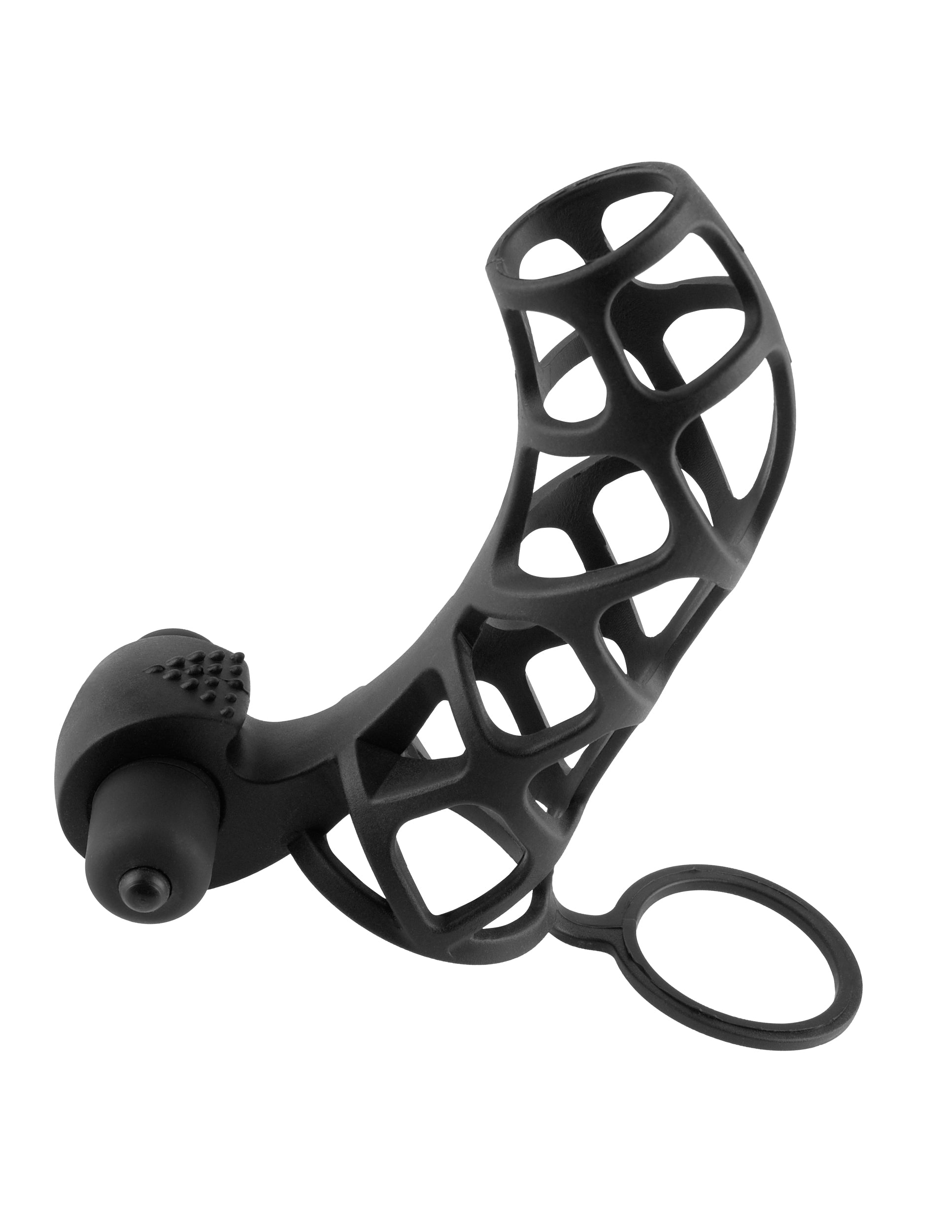 Fantasy X-Tensions Extreme Silicone Power Cage - Black by Pipedream