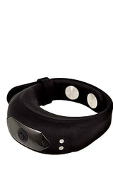 Nasstoys Cockpower Adjustable USB Rechargeable Silicone Belt Ring - Black - NW3167